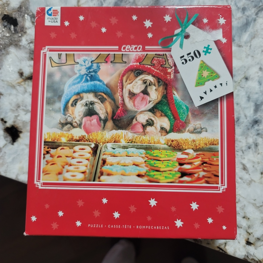 Bulldog holiday puzzle